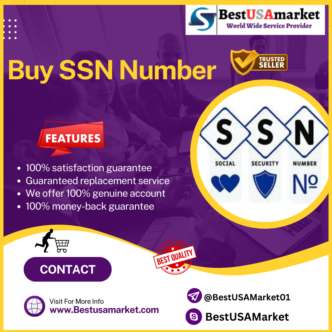 Buy SSN Number - Social Security Number & Card (USA ,SSN)
