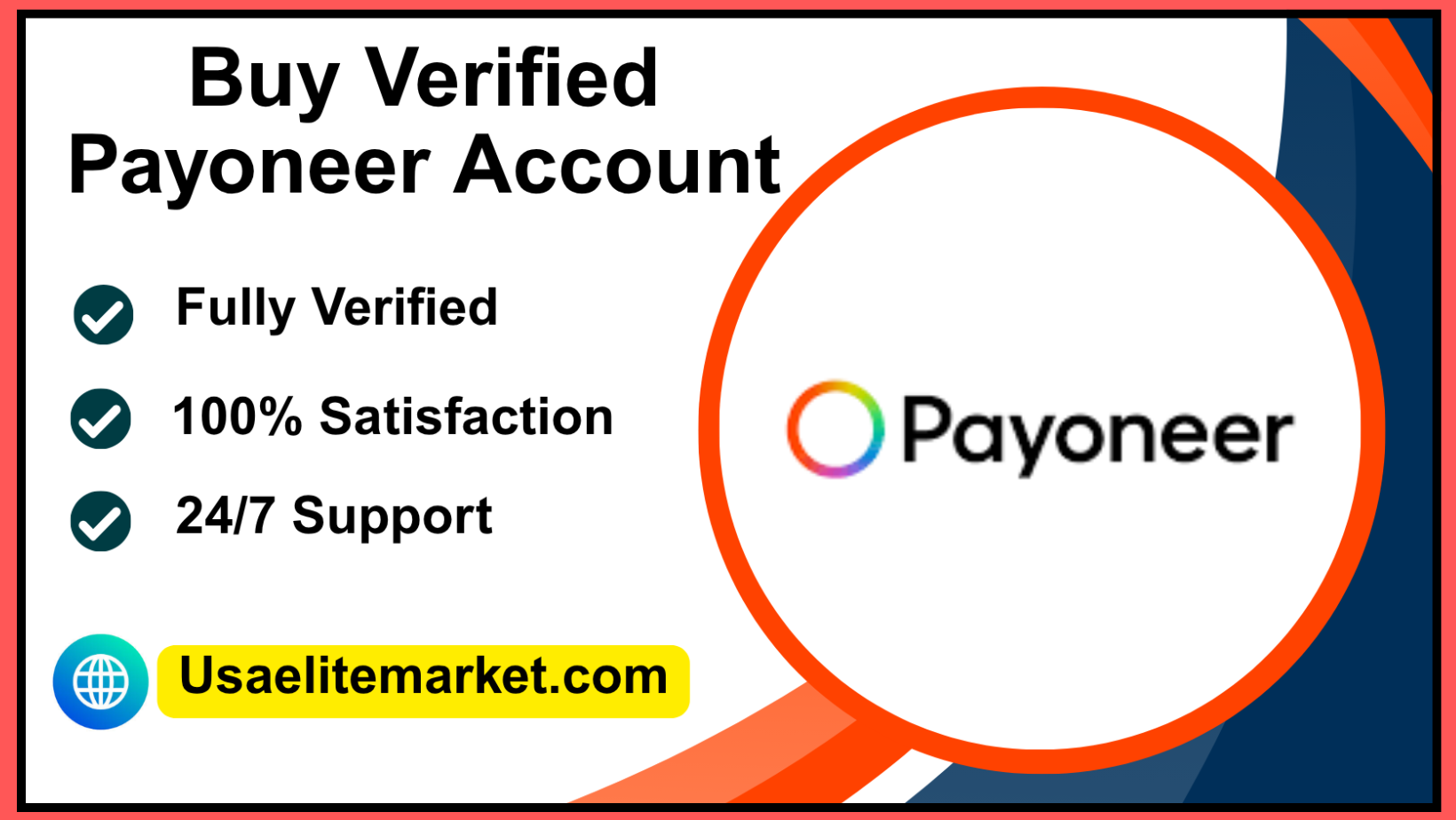 Buy Verified Payoneer Account - 100% Active account USA/ UK
