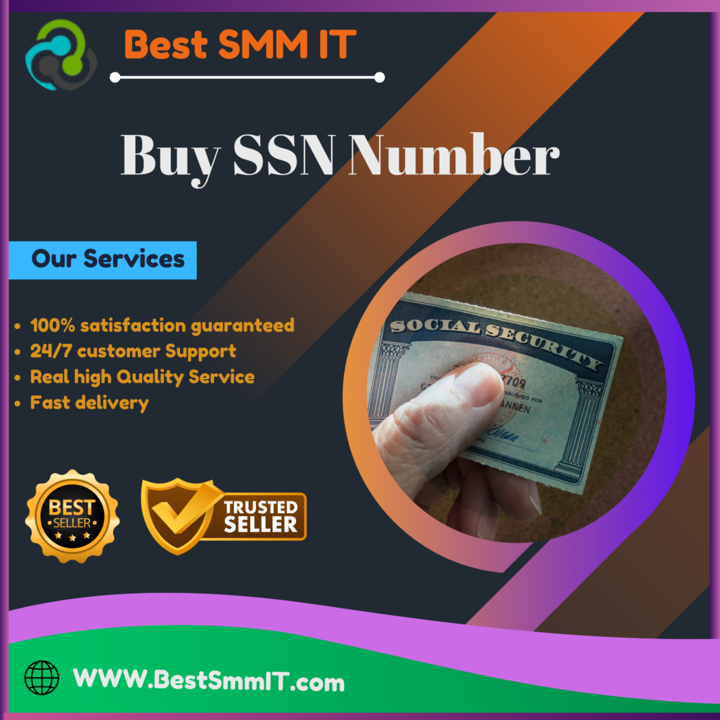 Buy SSN Number -Driver's License, SSN, or State ID Card Number